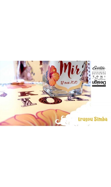 Trusou de botez cu micul pui de leu Simba din celebrul desen animat Baby Simba 5